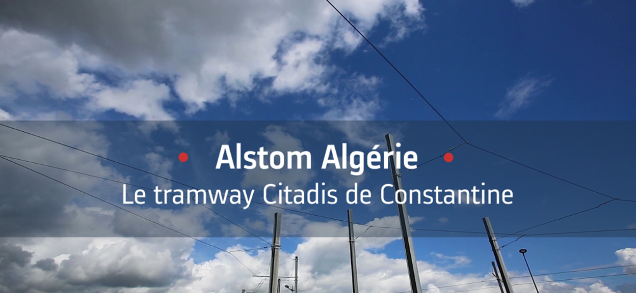 Le tramway Citadis de Constantine, Algérie