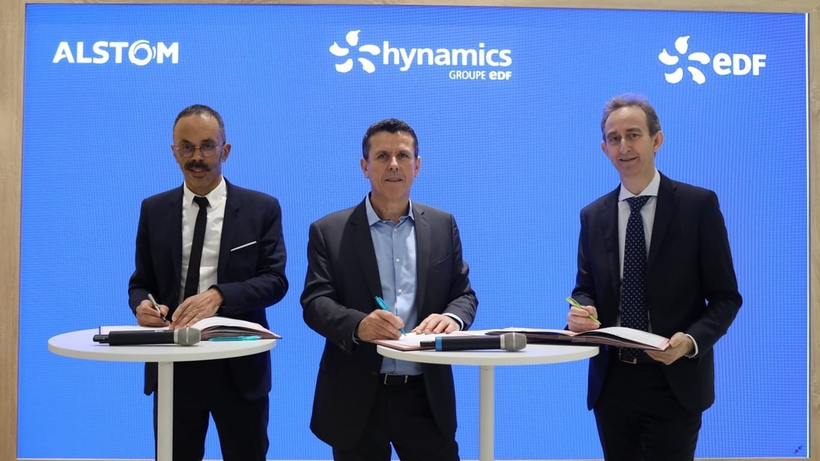 Copyright: EDF/N.Revelli-Beaumont/Sipa Hynamics_Sign_Partnership_Agreement_Fuelling_H2_Trains