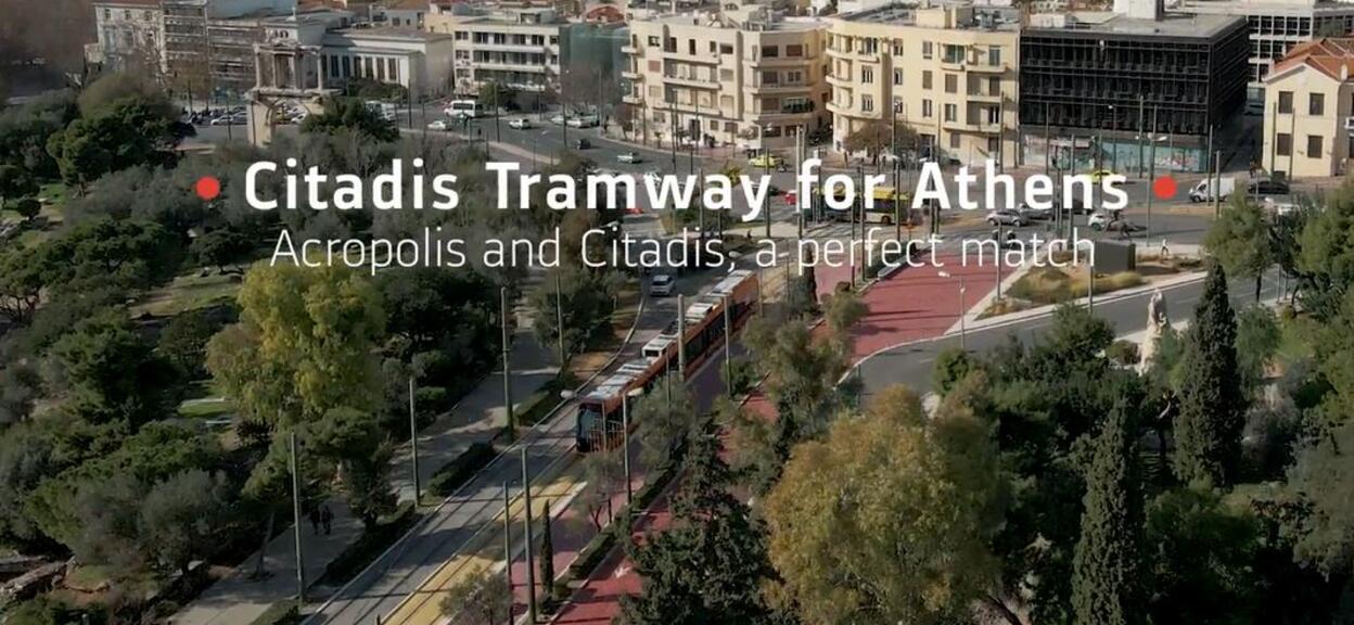Citadis Tramway for Athens: a high-tech tram for an iconic city