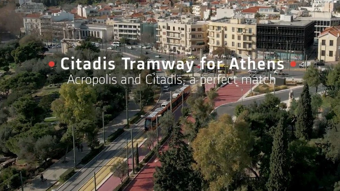 Citadis Tramway for Athens: a high-tech tram for an iconic city