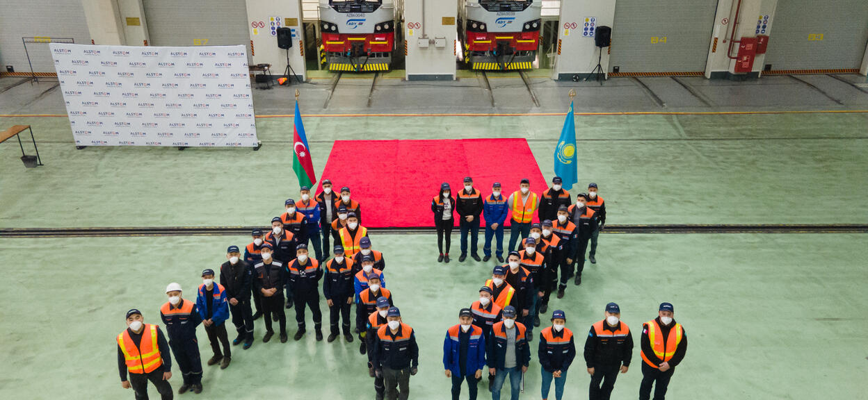 Flag off last loco for Azerbaijan