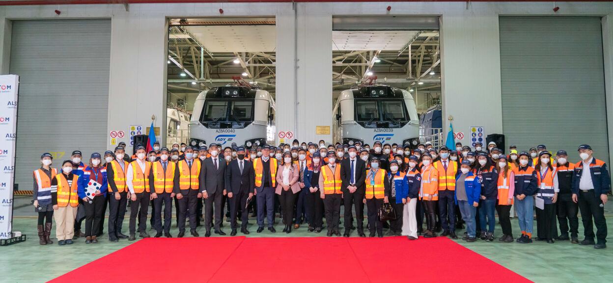 Flag off last loco for Azerbaijan