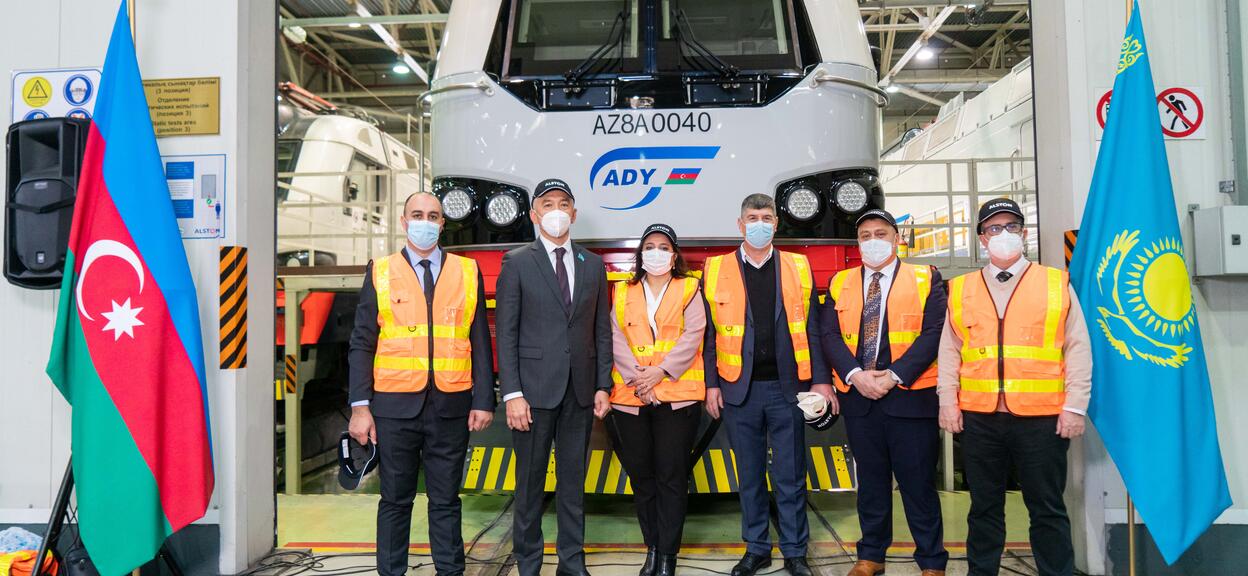 Flag off last loco for Azerbaijan