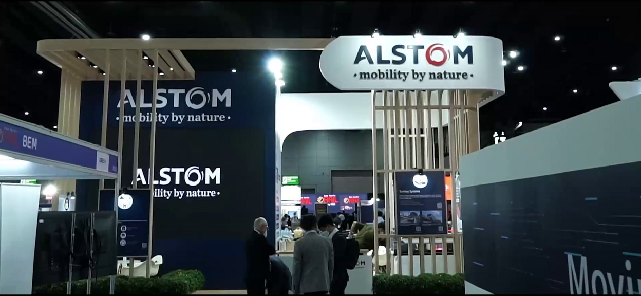 Alstom booth at APAC Rail 2022