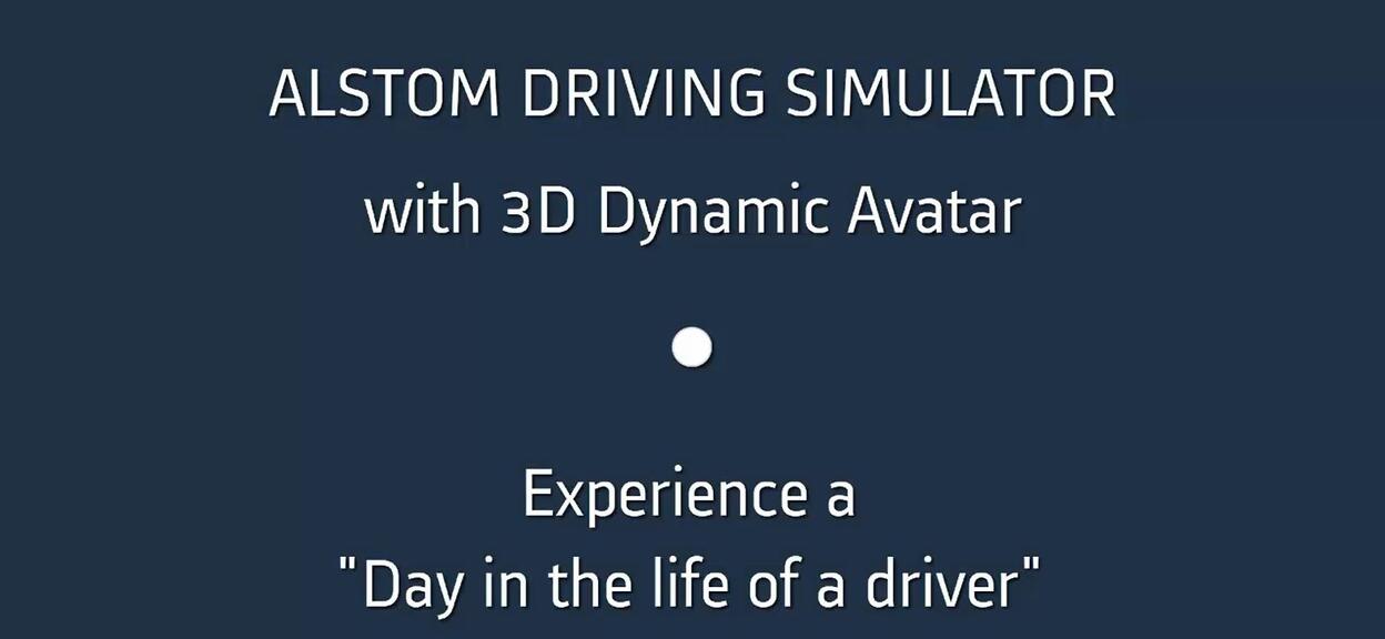 Alstom driving simulator with 3D Dynamic Avatar
