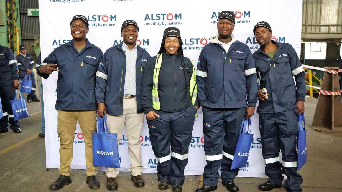 Alstom | Jonathan Abrahams Alstom South Africa team with MD