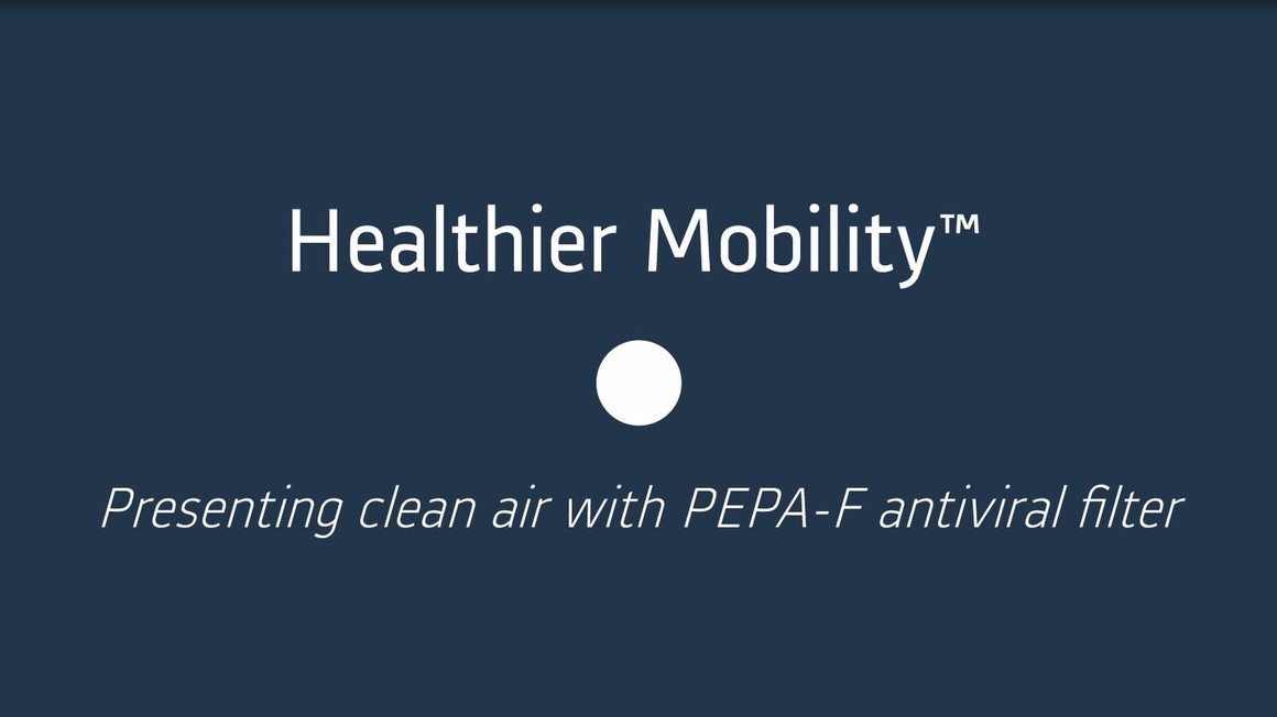 Healthier Mobility™ - PEPA-F antiviral air filter