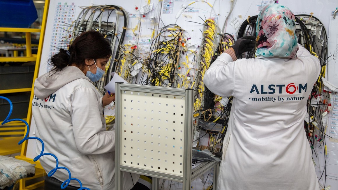 Copyright Alstom Production line in Fez Morocco