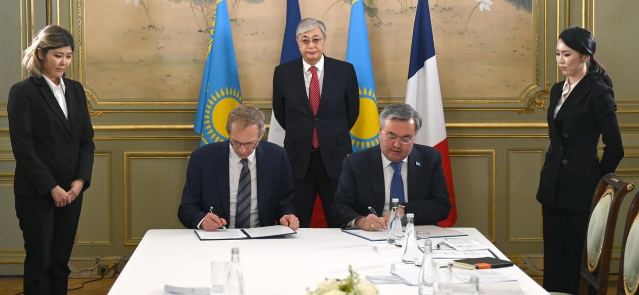 Signature Framework Agreement with KZ Government November 30 2022