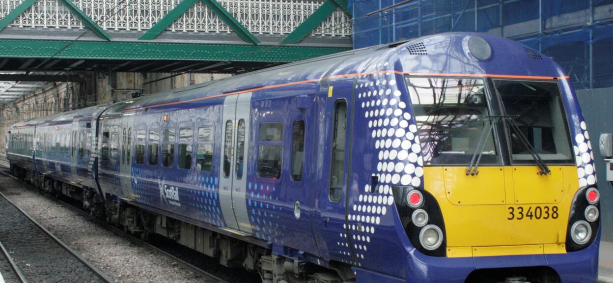 ScotRail’s Class 334 sits at Edinburgh 