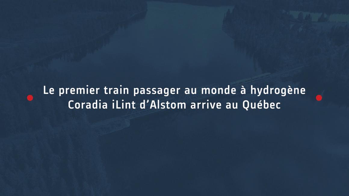 Copyright ALSTOM SA 2023 Coradia iLint Quebec