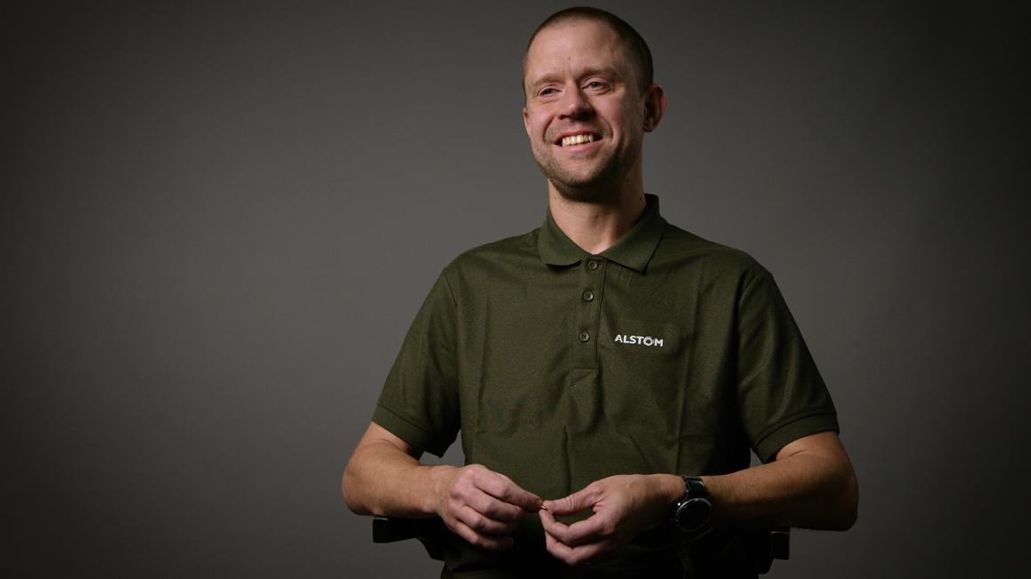 Copyright Alstom Portrait: Glenn Pettersson, Production Leader at Alstom