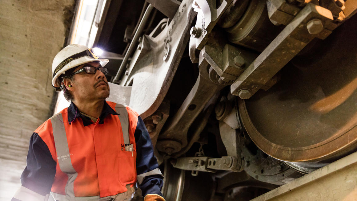 Copyright: © ALSTOM SA. A. Février Mexico maintenance for non-Alstom locomotives at Valle de Mexico site