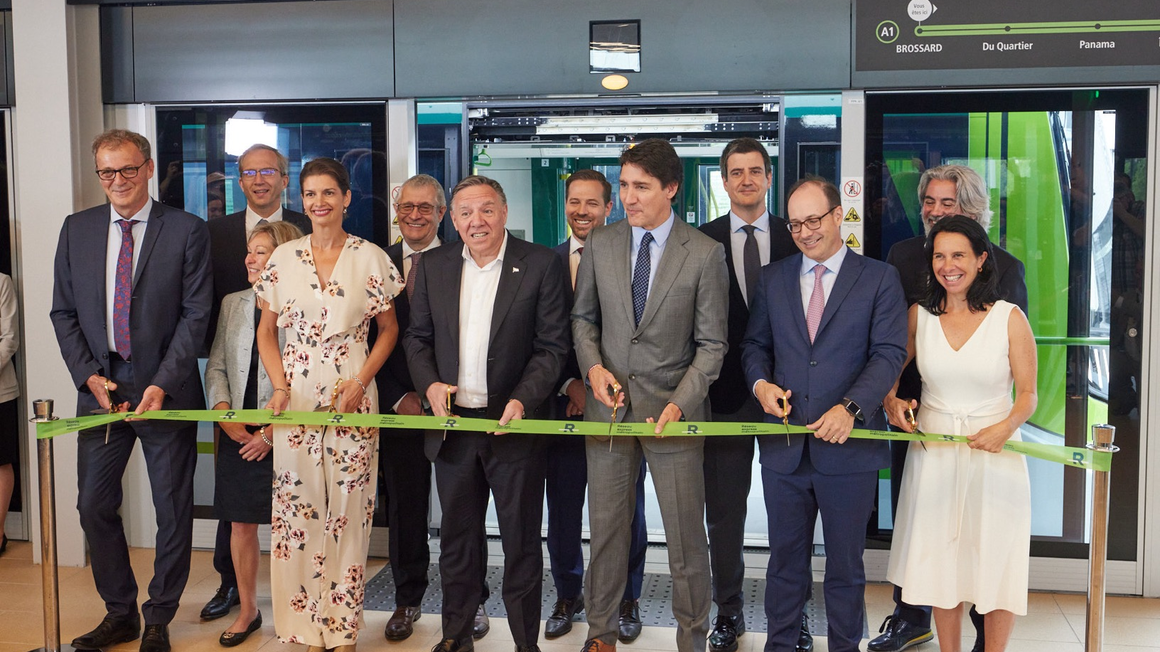 Copyright: Alstom / C. Fleury REM inauguration