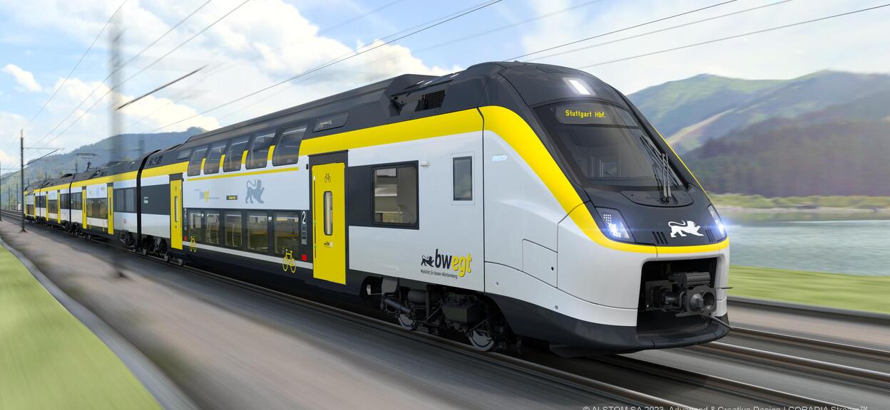Coradia Stream high capacity for Baden-Wuerttemberg_Rendering