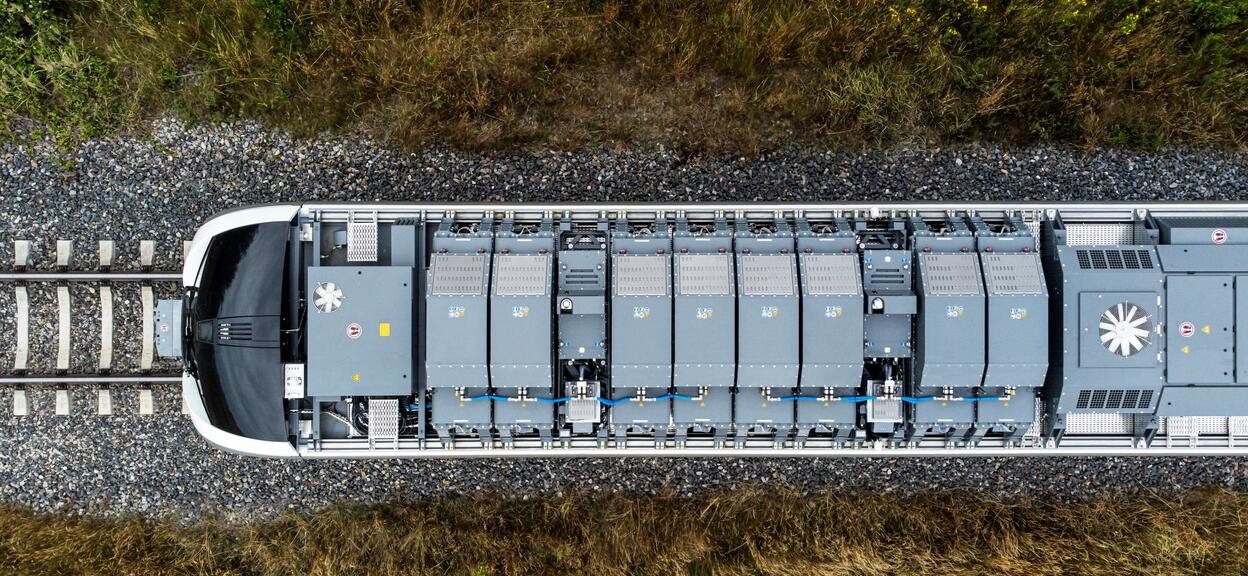 Coradia Continental BEMU bird's eye view