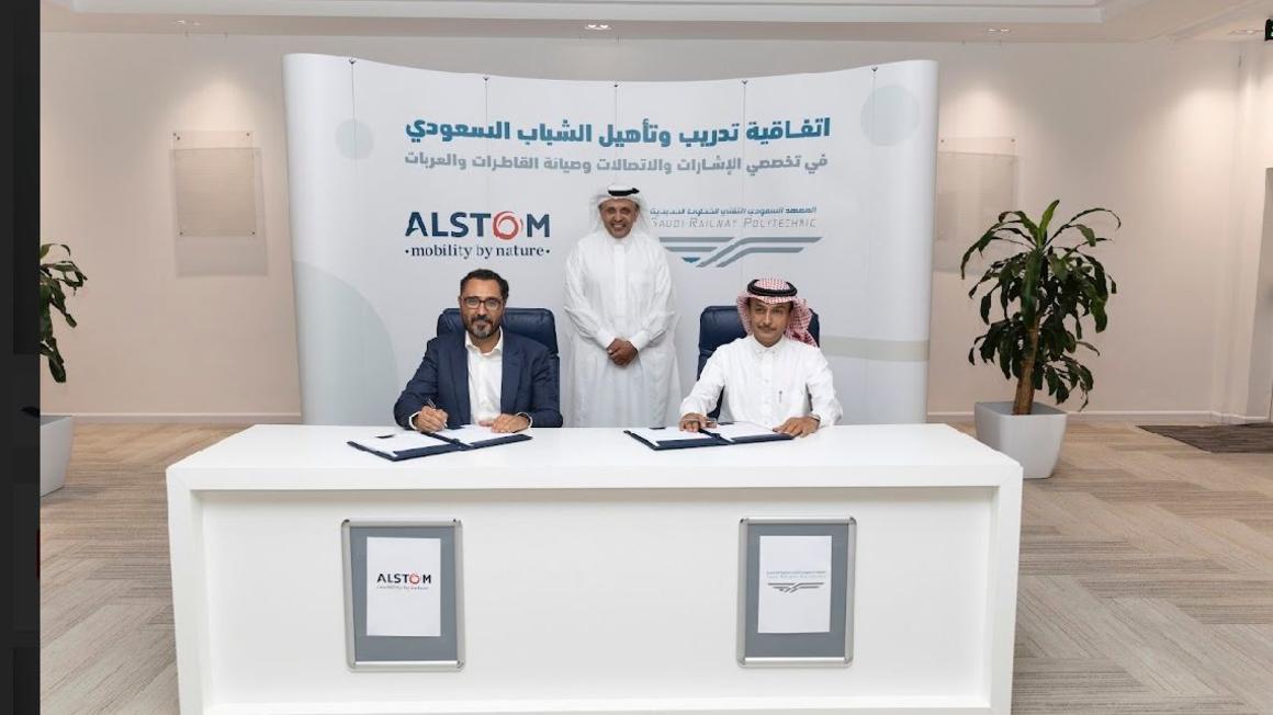 Copyright: ALSTOM Saudi Railway Polytechnic youth training partnership