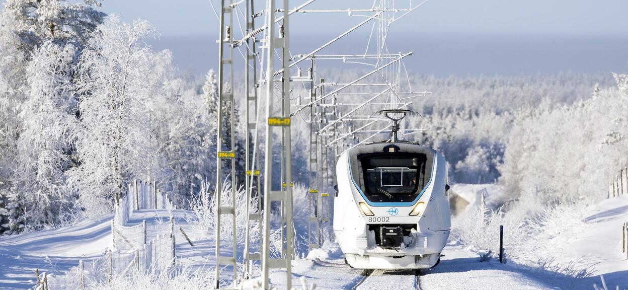 Zefiro wintertests in Sweden