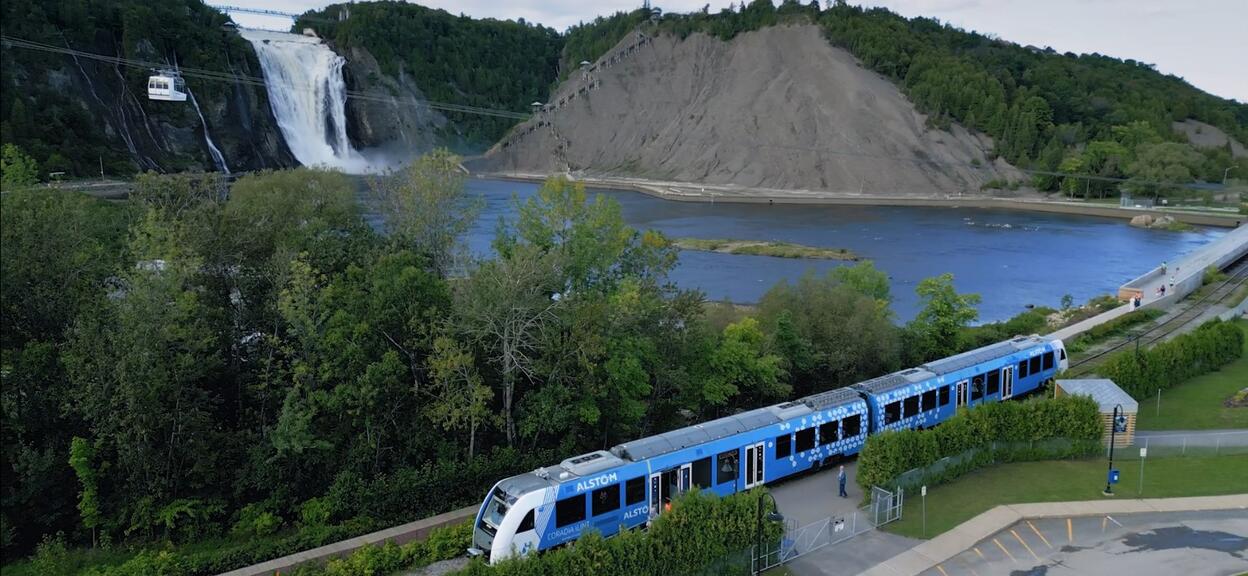 Coradia iLint hydrogen tests in Quebec, Canada