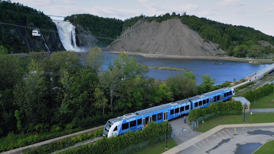 Coradia iLint hydrogen tests in Quebec, Canada