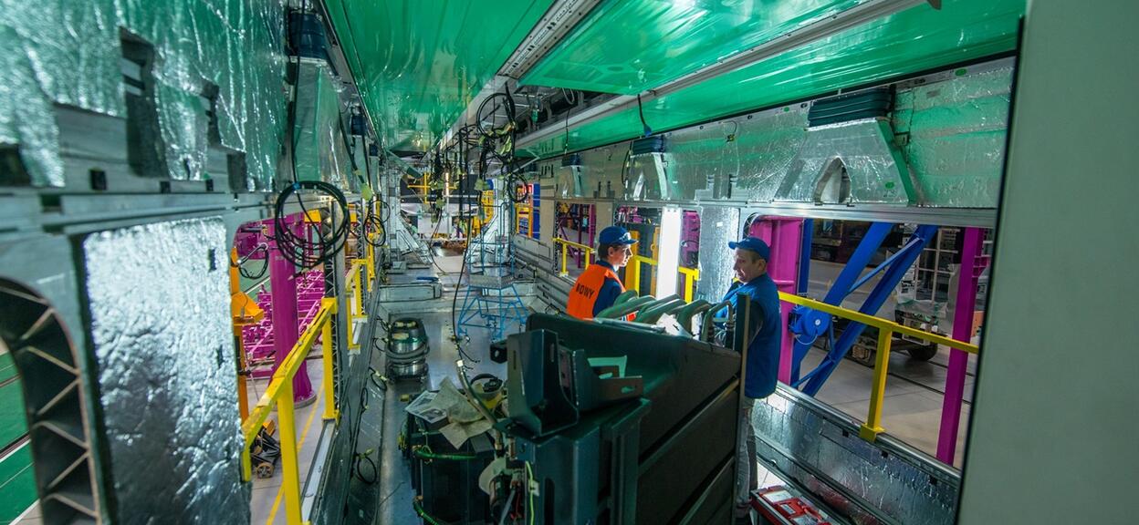 Alstom Katowice program in Poland inside of train image