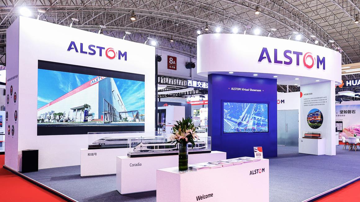 Copyright: ALSTOM Modern Railways 2023 Alstom booth