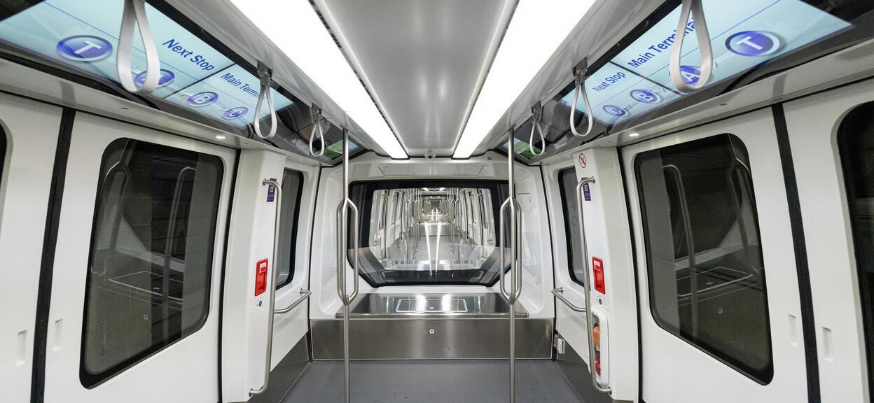 Inside Alstom's Automated People Mover (APM) for Denver airport