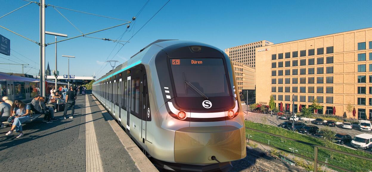 Design view of the S-Bahn for Cologne exterior