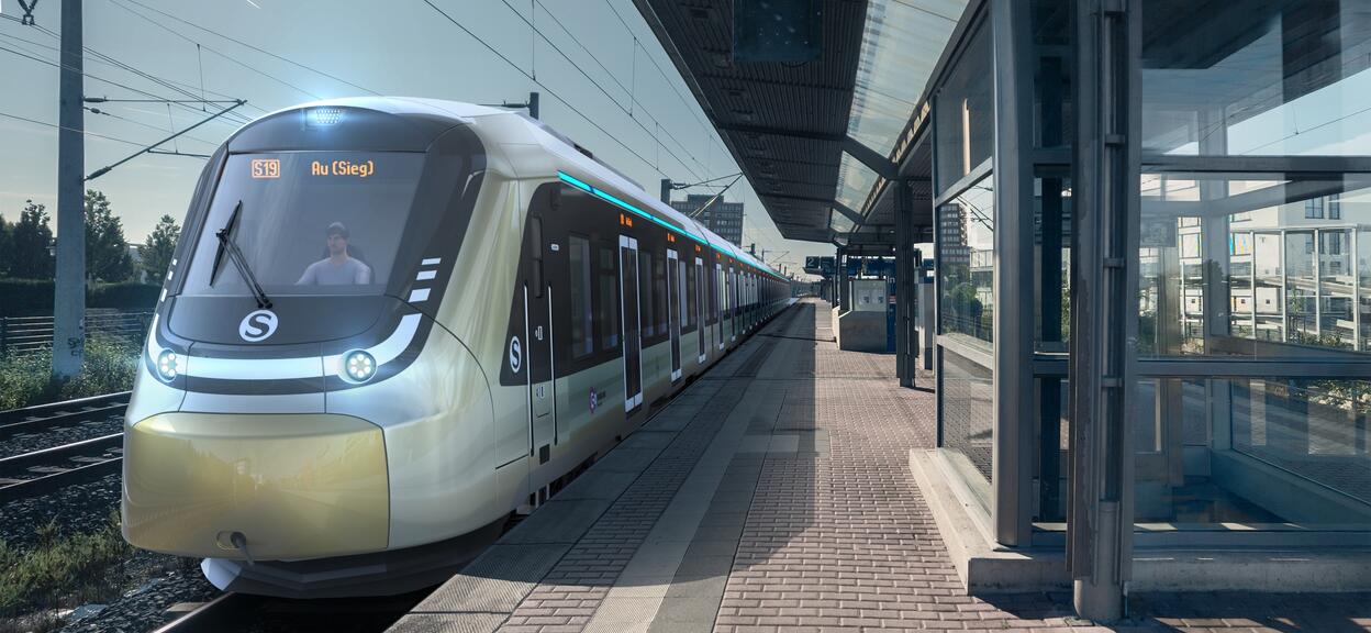 Design view of the S-Bahn for Cologne exterior