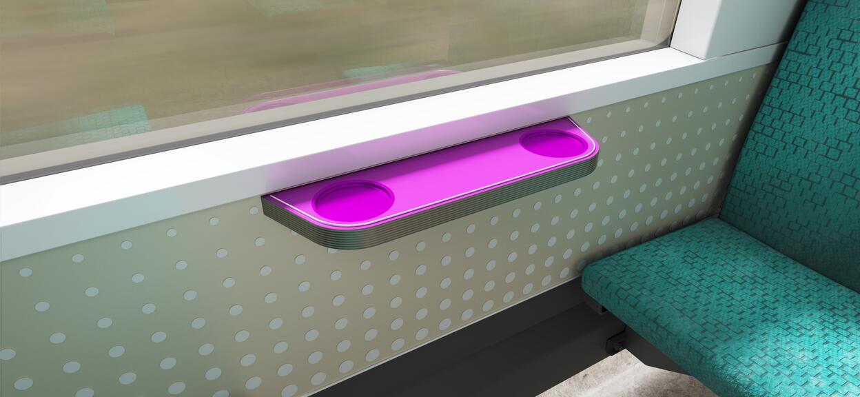 Design view of the S-Bahn for Cologne interior