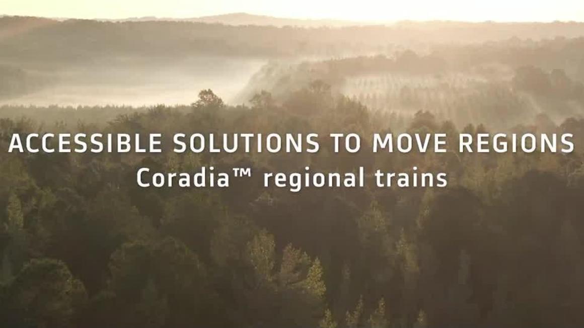 ACCESSIBLE SOLUTIONS TO MOVE REGIONS - Coradia regional trains