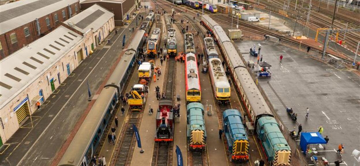 Polmadie 150 Train Depot