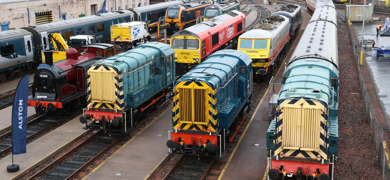 Polmadie 150 Train Depot