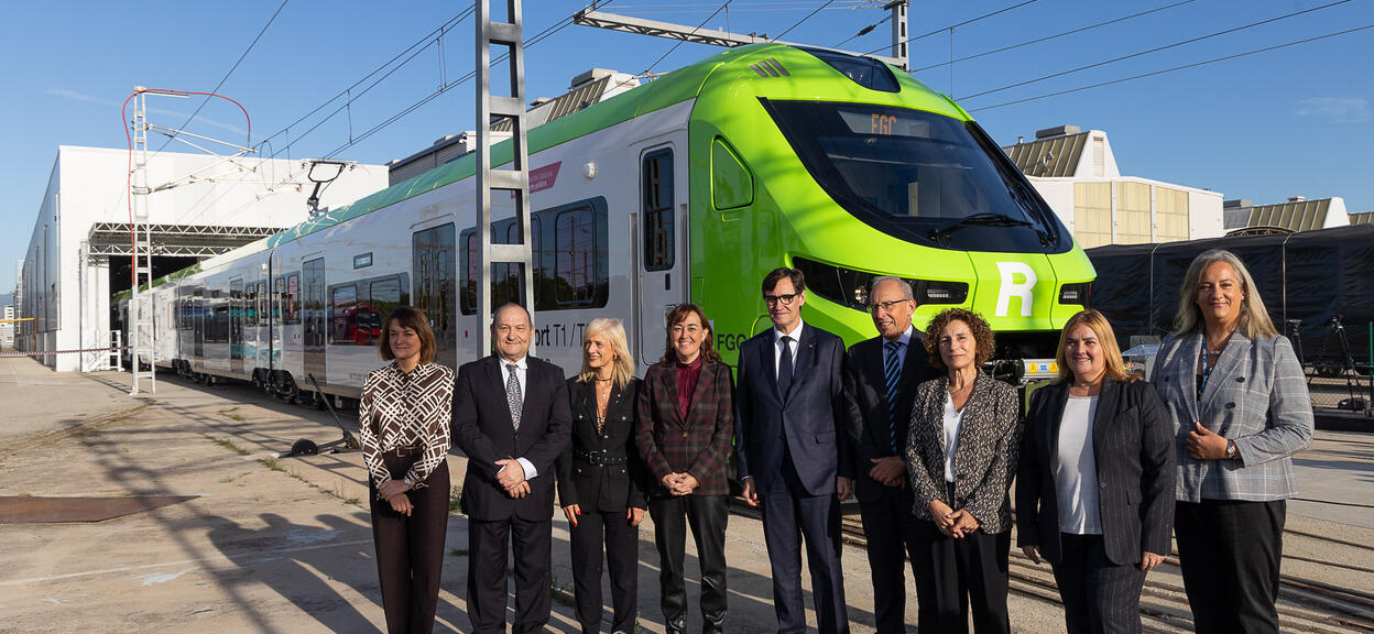 First trains Catalonia team