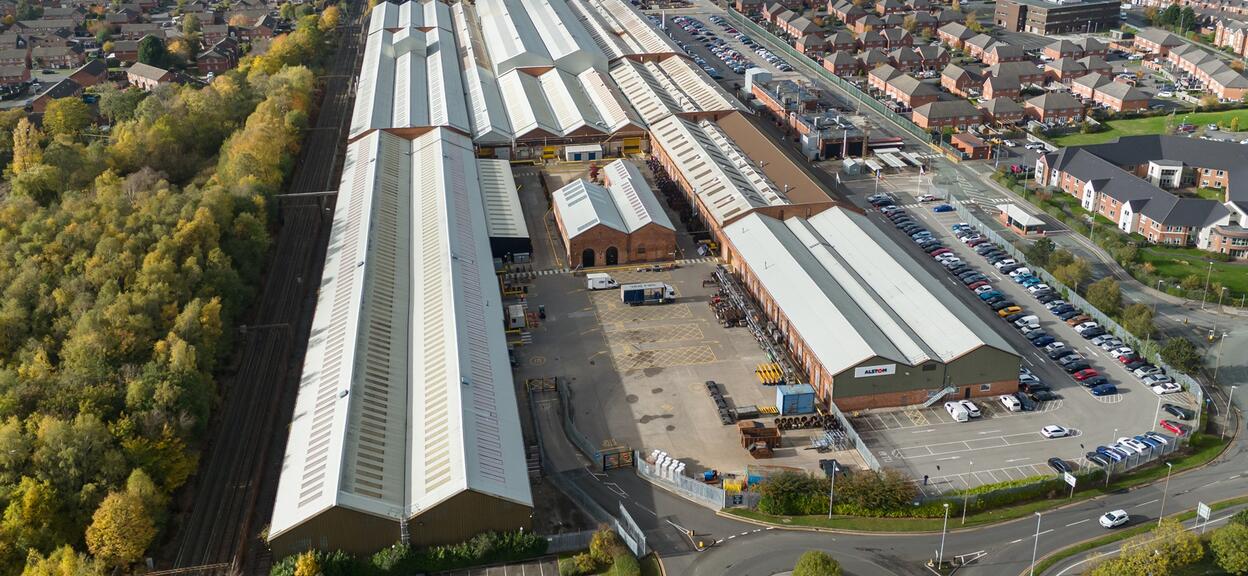 Crewe Works Aerial