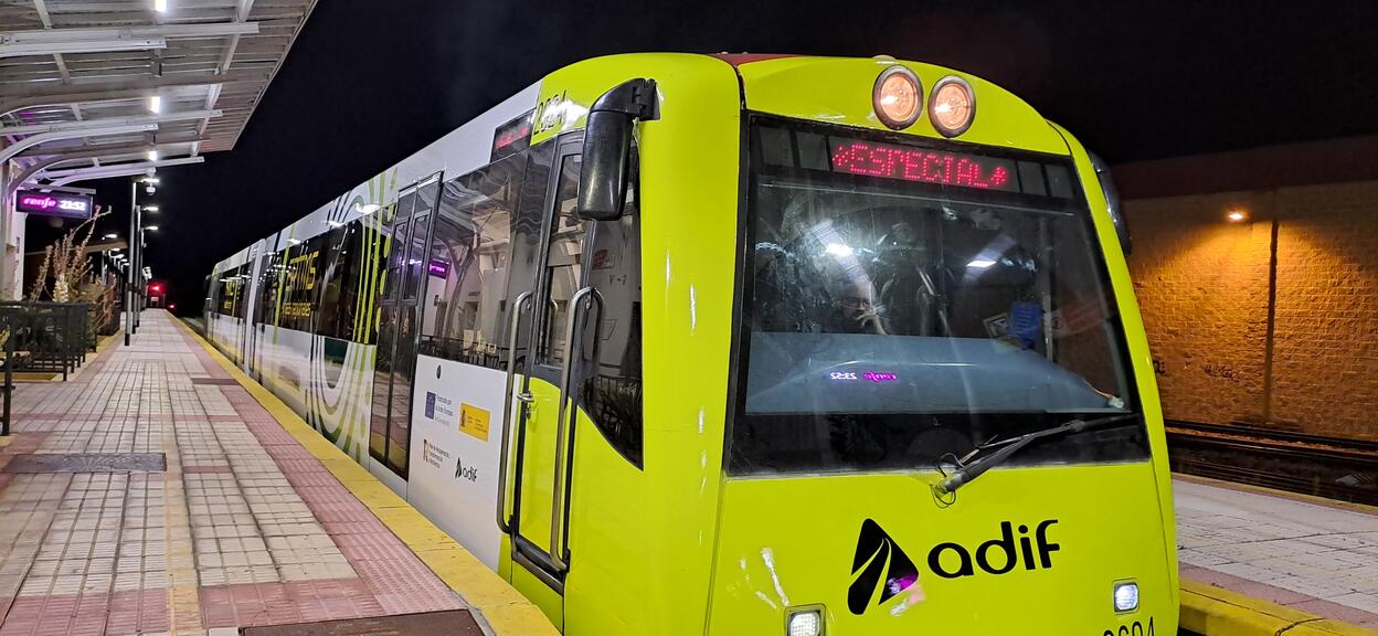 Pruebas ERTMS León Exterior tren