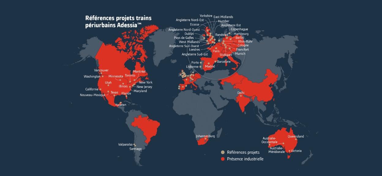 Références projets trains périurbains Adessia