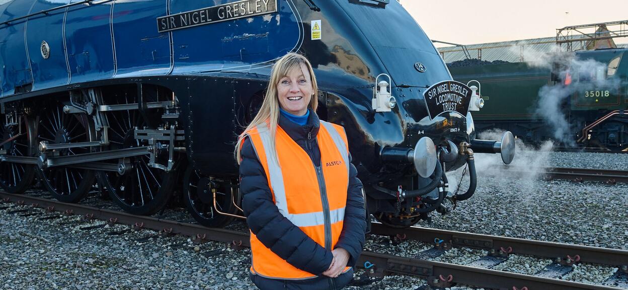 Kathryn Lancaster, Communications Manager at Alstom (Credit – Alstom)
