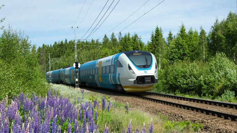 Avelia Stream high-speed train for Västtrafik in Sweden 