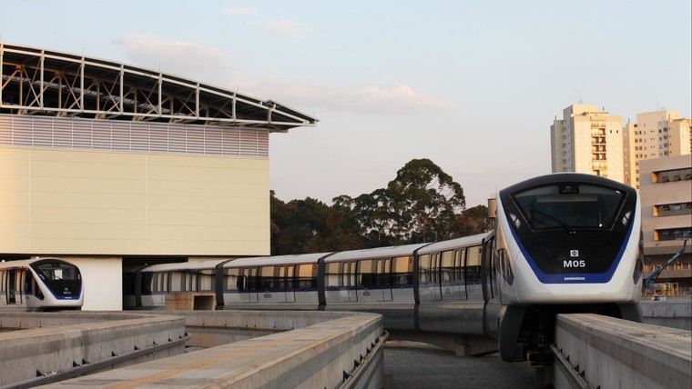 Innovia monorail São Paulo, Brazil