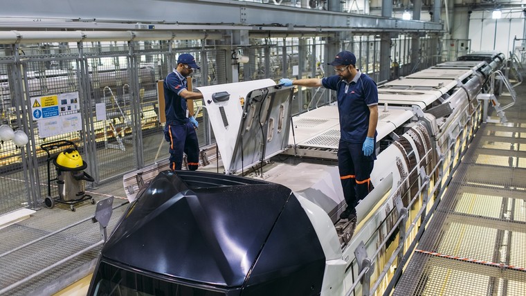 Maintenance du système de tramway de Dubaï 