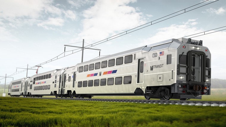 Commuter rail cars for New Jersey