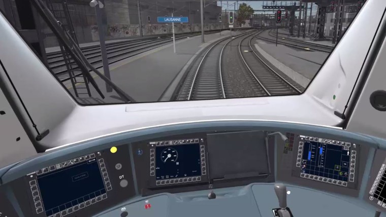 Signalling from train driver view