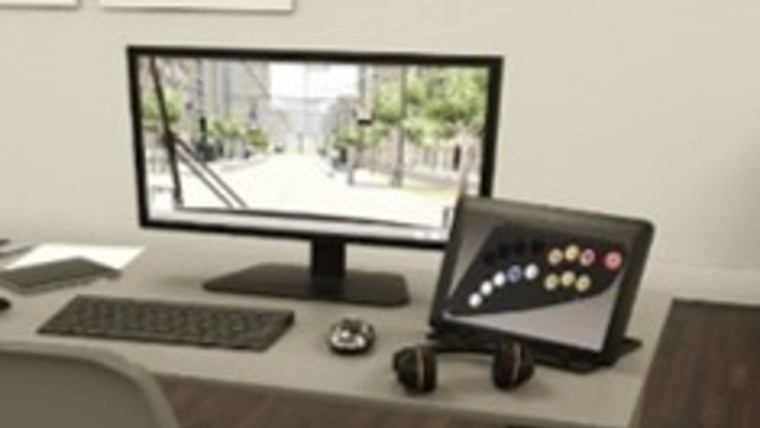 Single screens for simulators