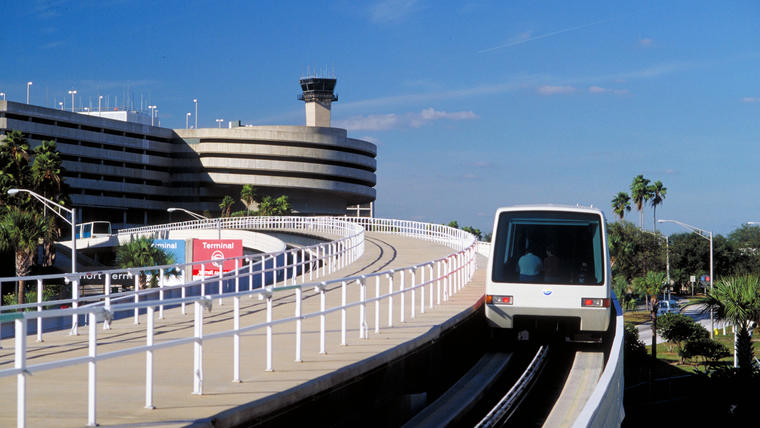 Aéroport international de Tampa, États-Unis. 