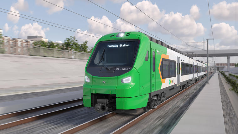 Commuter battery train for Irish Rail (BEMU) 