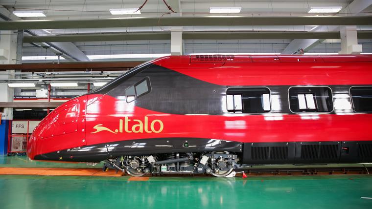 Train à grande vitesse Avelia Stream pour NTV, Italie
