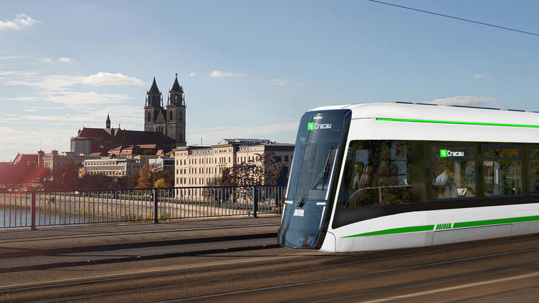 Tramway Citadis Classic pour Magdebourg, Allemagne