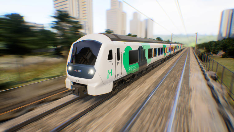 Traction à l'hydrogène pour les trains périurbains