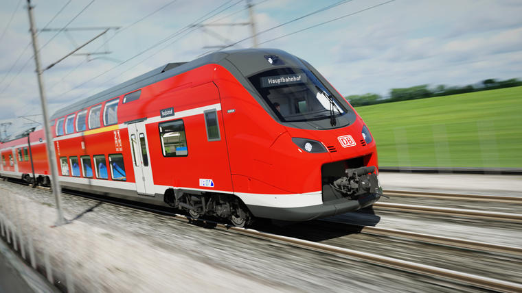 Coradia Stream grande capacité pour DB Regio en Allemagne